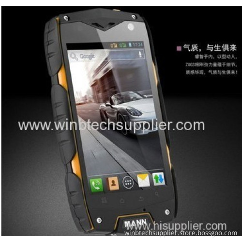 Original Ip68 Mann Zug3 A18 Qualcomm Waterproof Dustproof Shockproof Rugged Phone Unlocked Android Smartphone Gps